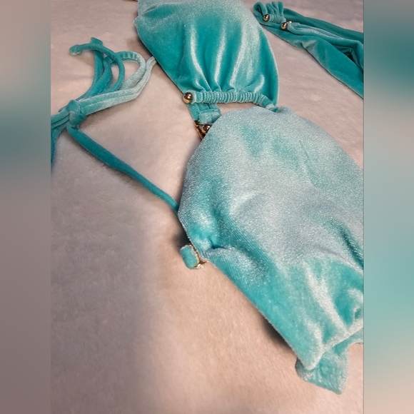 Love Sports 2-piece swimsuit XL Bright Aqua Green - Picture 5 of 8